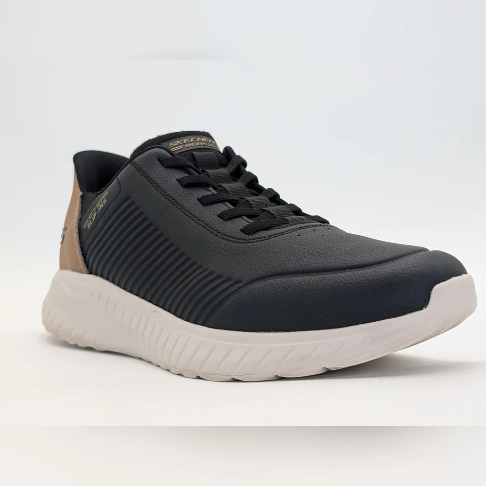 BOBS By Skechers™ Sz 12 Hands Free Slip-On Blk Sneaker Comfort Sole Heel Pillow - Picture 3 of 17